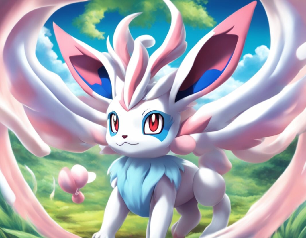 miette's shiny sylveon and shiny sylveon pokemon sword