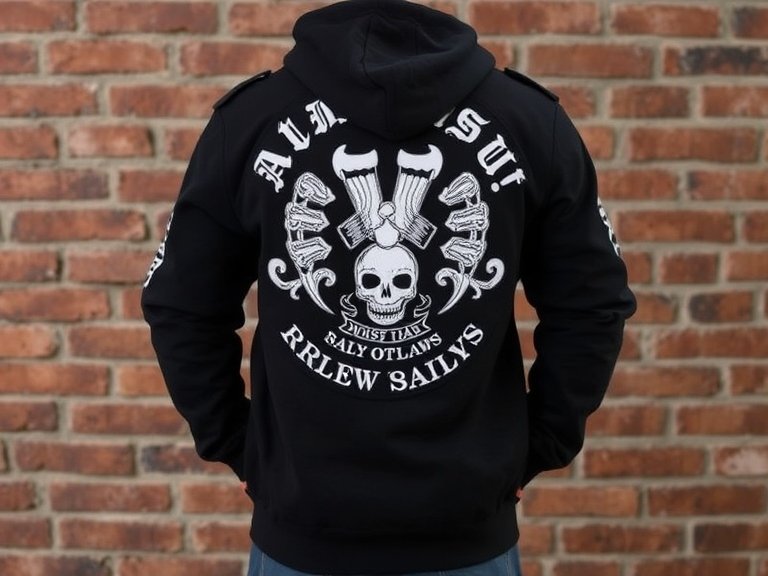 SW Outlaws Kay Vass Black Hooded Jacket